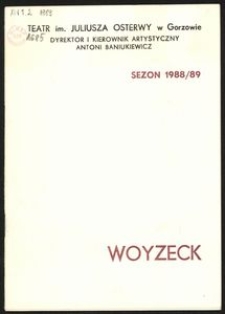 [Program teatralny] Büchner Georg "Woyzeck"