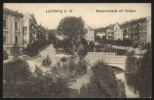 Landsberg a. W. : Bismarckstrasse mit Anlagen