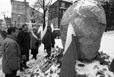 Odsłonięcie pomnika Orląt Lwowskich w Gorzowie
