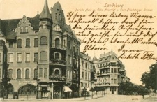 Landsberg : Parade-Platz m. Ecke Neustadt u. Ecke Friedeberger Strasse