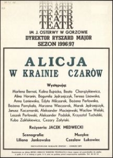 [Afisz] "Alicja w Krainie Czarów"