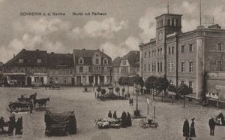 Schwerin a. d. Warthe : Markt mit Rathaus
