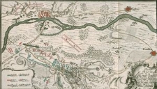 Plan der Bataille welche den 12. August 1759 unweit Francfurt an der Oder [...]