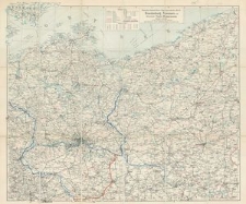 Ravensteins Deutsche Reise- und Organisationskarten, Blatt II: Brandenburg, Pommern und Grenzmark Posen - Westpreussen