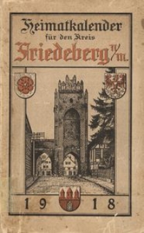 [Kalendarz] Heimatkalender für den Kreis Friedeberg Nm 1916