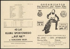 [Program] Drużynowe Mistrzostwa Polski : IX runda 1987 r. : KS "Stal" Gorzów Wlkp. - GKS "Wybrzeże" Gdańsk : impreza nr 10 : środa, 87.06.24, godz. 17.00