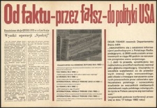 [Plakat] Od faktu - przez fałsz - do polityki USA