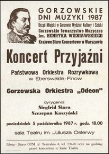 [Afisz] Koncert przyjaźni