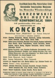 [Afisz] Gorzowskie Dni Muzyki : konfrontacje