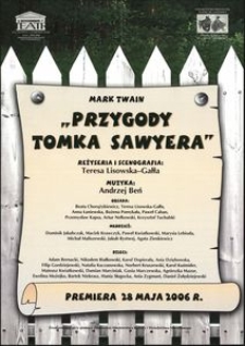 [Plakat] Mark Twain "Przygody Tomka Sawyera"