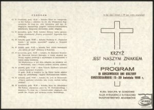 [Program] Krzyż jest naszym znakiem