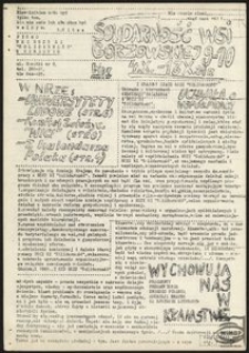 Solidarność Wsi Gorzowskiej, 1981, nr 9-10