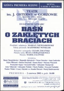 [Afisz] Szwarc Eugeniusz "Baśń o zaklętych braciach"