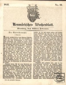 Neumärksches Wochenblatt