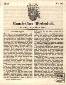 Neumärksches Wochenblatt