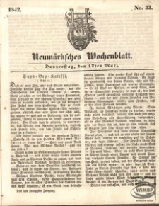 Neumärksches Wochenblatt