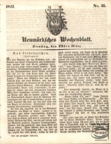 Neumärksches Wochenblatt