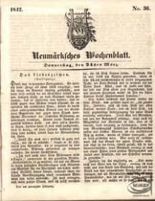 Neumärksches Wochenblatt