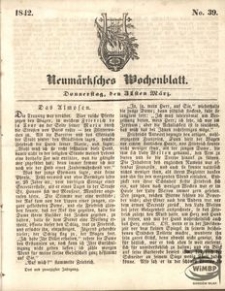 Neumärksches Wochenblatt