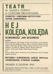 [Afisz] "Hej kolęda, kolęda"