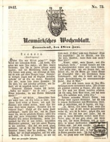 Neumärksches Wochenblatt