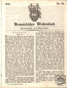 Neumärksches Wochenblatt