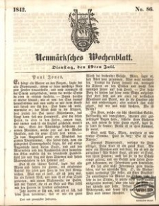 Neumärksches Wochenblatt