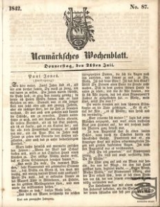 Neumärksches Wochenblatt