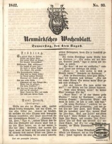 Neumärksches Wochenblatt