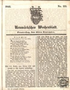 Neumärksches Wochenblatt