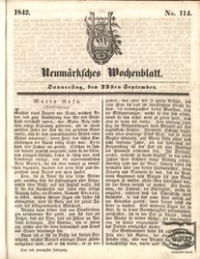 Neumärksches Wochenblatt