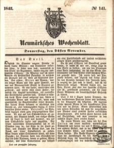 Neumärksches Wochenblatt