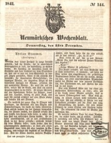 Neumärksches Wochenblatt