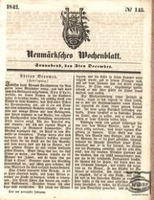 Neumärksches Wochenblatt