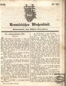 Neumärksches Wochenblatt