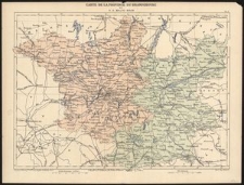 Carte de la Province du Brandebourg