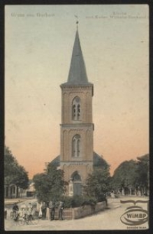 Gruss aus Gurkow : Kirche und Kaiser Wilhelm-Denkmal