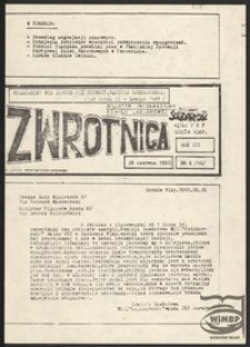 Zwrotnica. Biuletyn Informacyjny Komisji Zakładowej NSZZ "Solidarność" PKP Węzeł Gorzów Wlkp. 1990, nr 8