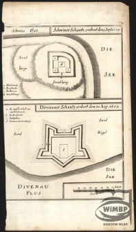 Schwiner Schantz, erobert den 1 Septi 1659 ; Divenauer Schant, erobert den 30 Aug. 1659