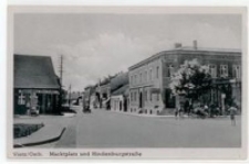 Vietz/Ostb. : Marktplatz und Hindenburgstrasse