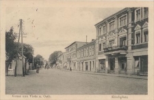 Gruss aus Vietz a. Ostb. : Kirchplatz