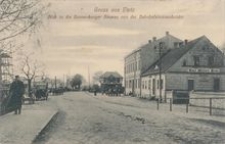 Gruss aus Vietz : Blick in die Sonnenburger Strasse von der Bohnhofstrassenbrücke