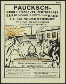 Paucksch - Hochleistungs - Walzentrockner (broszura reklamowa)