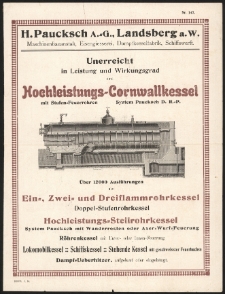 Hochleistungs-Cornwallkessel (ulotka reklamowa)