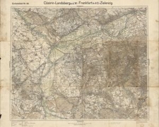 Einheitsblatt Nr 66 : Cüstrin-Landsberg a. d. W.- Frankfurt a. d. O.-Zielenzig