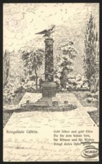 Kriegssäule Cüstrin