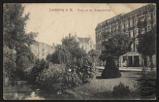 Landsberg a. W. - Partie an der Bismarckstrasse