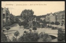 Landsberg - Bismarck-Strasse u. Blick auf den Quilitz-Park