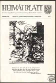 Heimatblatt 1993 Dezember H. 7