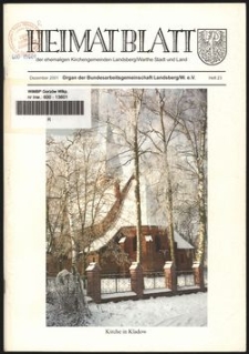 Heimatblatt 2001 nr 23